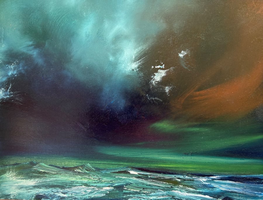 Close Call - original oil painting 