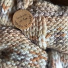 Baby blanket in Hayfield Baby Blossom Tiger Lily