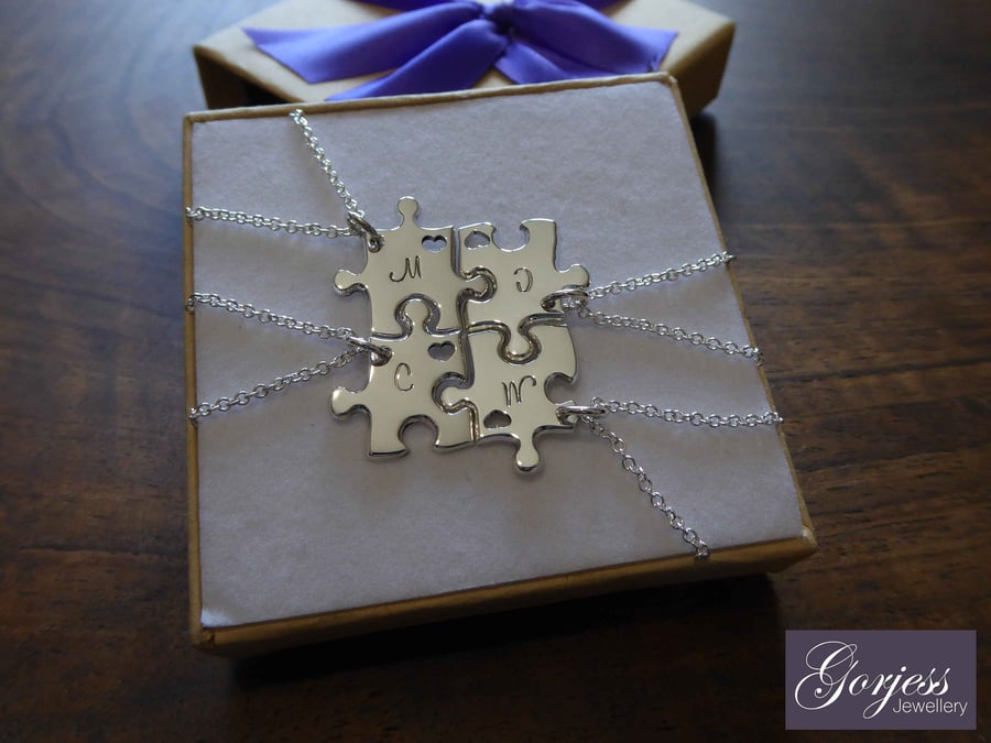 Four Best Friend Necklaces