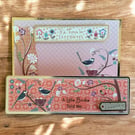 Stepper Congratulations Card. Bird Celebration Card. Congratulations Card.