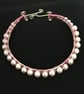Pretty in Pink Wireworked Bangle - Large - Image 2
