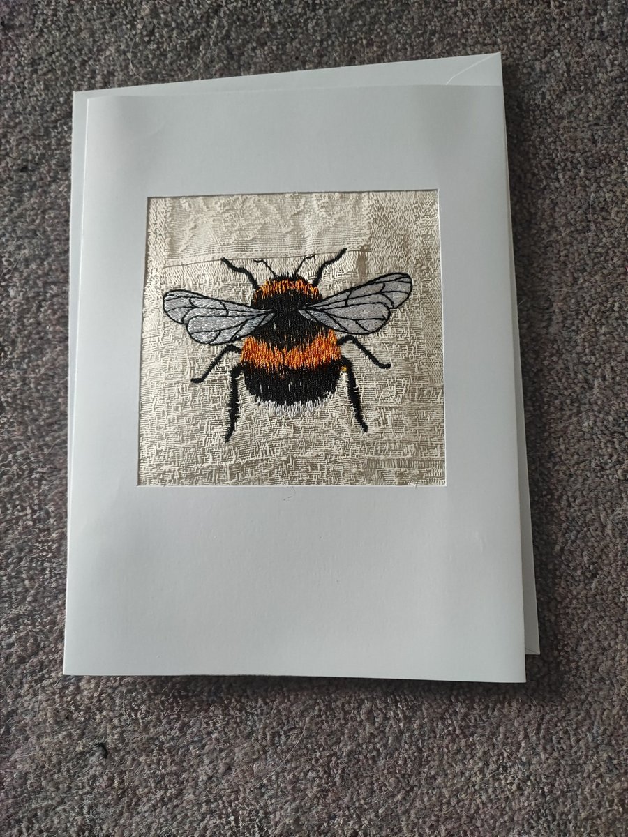 Card with Embroidery