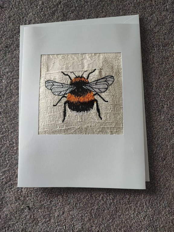 Card with Embroidery