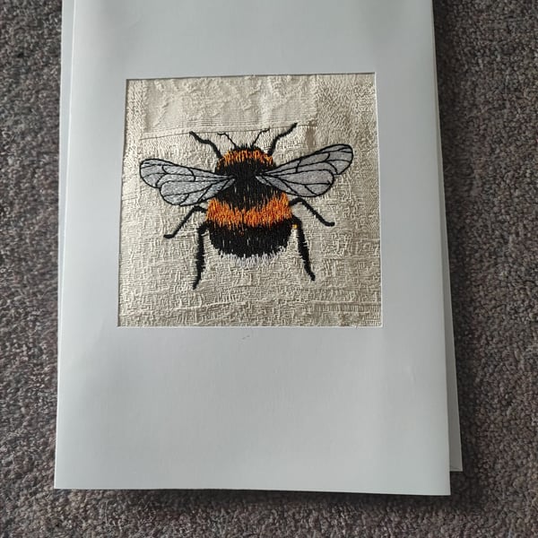 Card with Embroidery