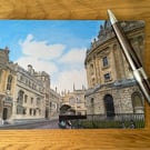 'Brasenose College and The Radcliffe Camera' Greetings Card