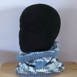 Knitted 'Nordic' Cowl