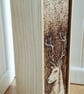 Red deer pyrography wooden wine box - Image 3