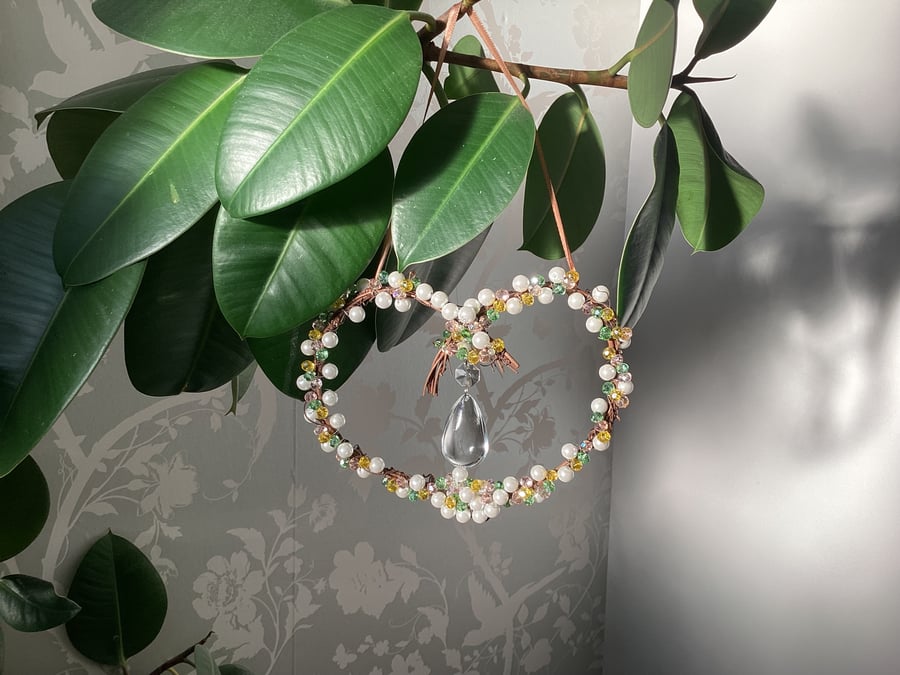 Large heart sun catcher