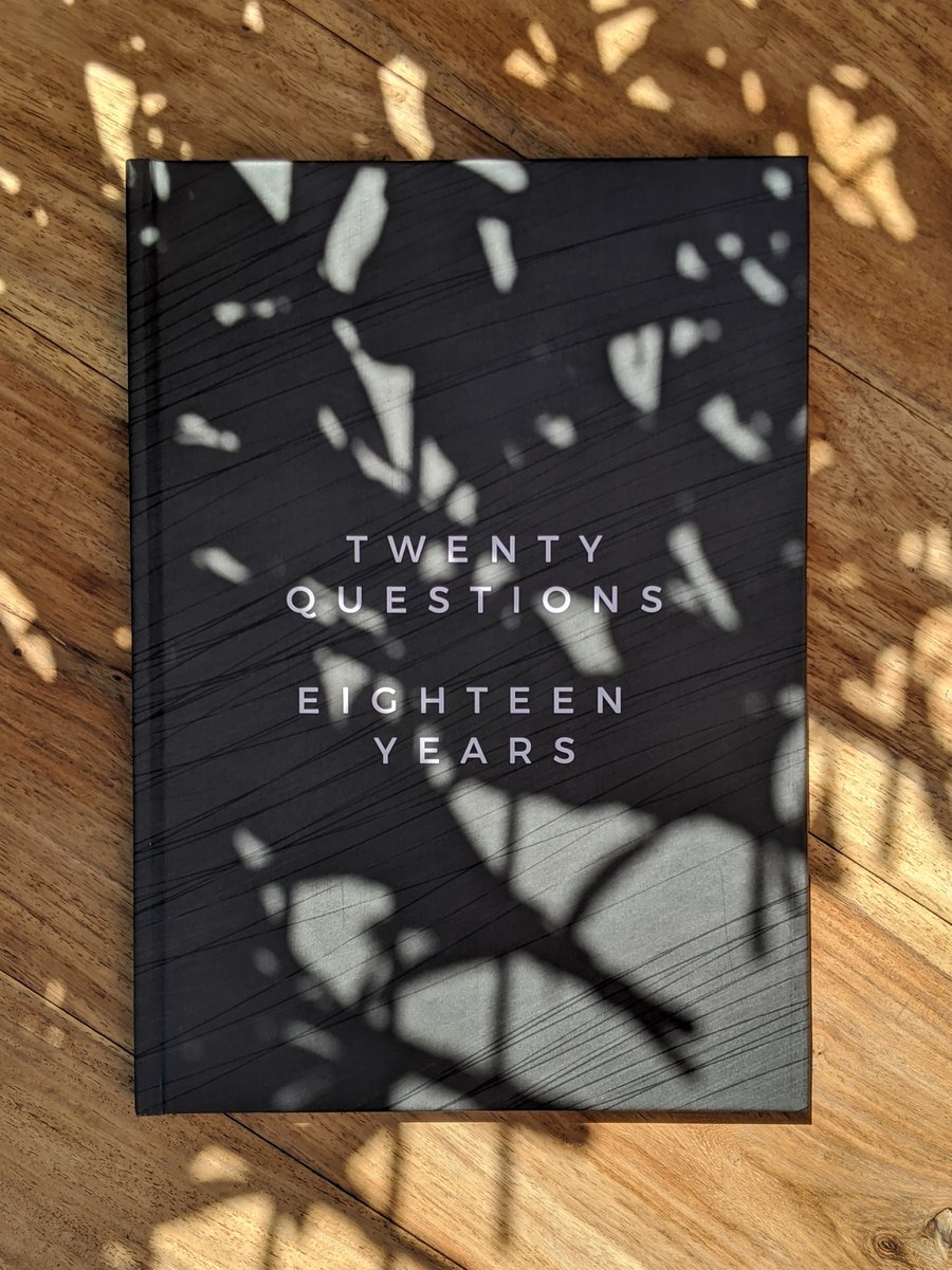 Twenty Questions Eighteen Years Baby Milestone Birthday Memory Journal Book
