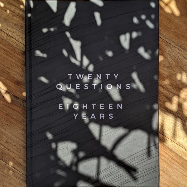 Twenty Questions Eighteen Years Baby Milestone Birthday Memory Journal Book