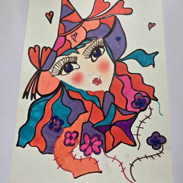 Fairy Witch Drawing 