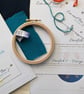 Starfish Embroidery Kit C - Complete kit with detailed instructions - 4" hoop - Image 2