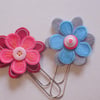 FELT FLOWER BOOKMARK
