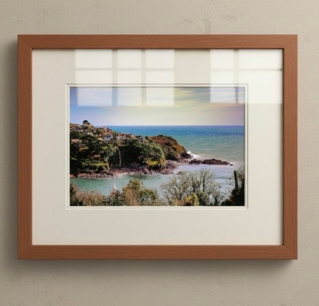 Polruan Headland Cornwall Print – Cornwall Landscape Wall Art