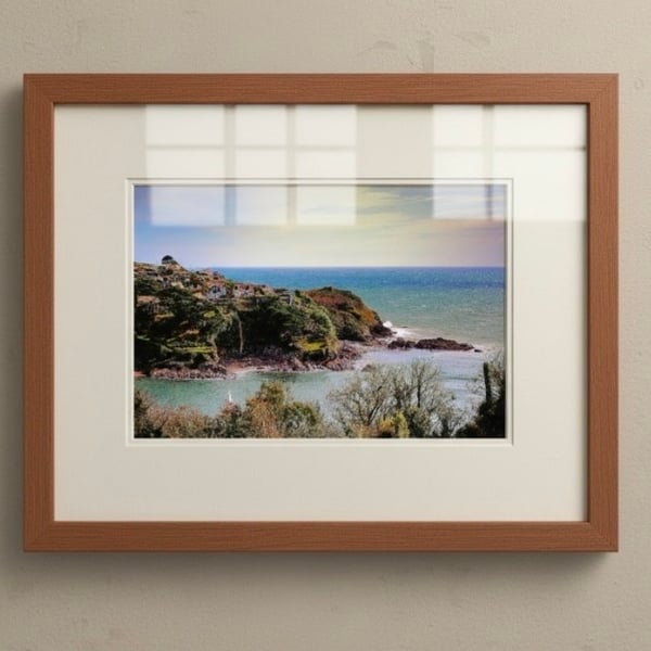 Polruan Headland Cornwall Print – Cornwall Landscape Wall Art