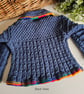 Designer Hand Knitted Baby Cardigan 0-6 months size  - Image 3
