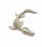 Mosasaur Skeleton Aquarium Decor Fidget Toy 3D Printed Articulated Sea Dinosaur 