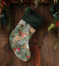 Christmas Stocking Vintage Linden Pom Pom Green - Image 1