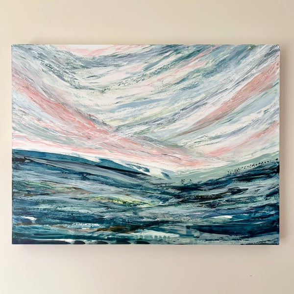 Perfectly Imperfect Original Seascape Painting - Sample 243