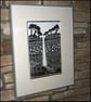 Original lino cut print "Hardraw Force" - Image 1