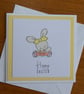 Yellow Polka Dot Easter Card - Bunny - Image 9