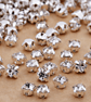 (S31S white) 100 pcs, 7mm Silver Colour Base Sew On Rhinestone, Crystal Gems