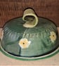 Charming stoneware cheese or...lidded dishes - Image 5