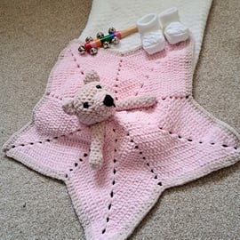 Teddy Lovey Blanket