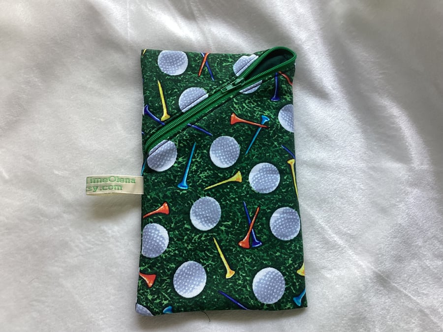 Glasses case, Golf pouch, fabric pouch