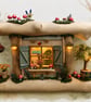 Enchanted Fairy Woodland Home – Illuminated Handcrafted Miniature Fairy House