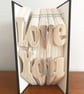 Love You COMBI Book Folding Pattern - EMAILED PDF PATTERN - Image 1