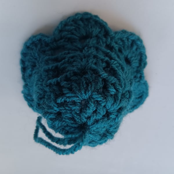 Crochet Christmas Bell (Dark Green) - festive decoration