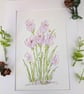 Crocus original hand-painted watercolour painting  - Image 2