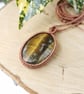 Tiger Eye Macrame Necklace Pendant  - Image 7