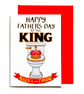 Funny Father's Day Card For Dad, Grandad, Godfather, Stepdad Toilet Humour Card - Image 1
