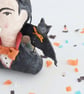 Spun Cotton Dracula Halloween Decoration - Image 4