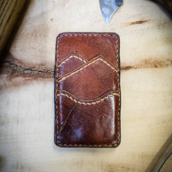 ‘Mountains’ Ecbatana Handmade Leather Wallet 