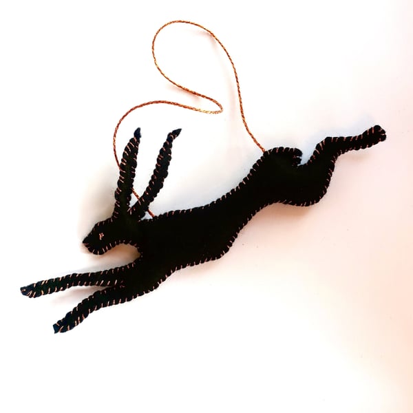 Little Black Hare - MADE TO ORDER