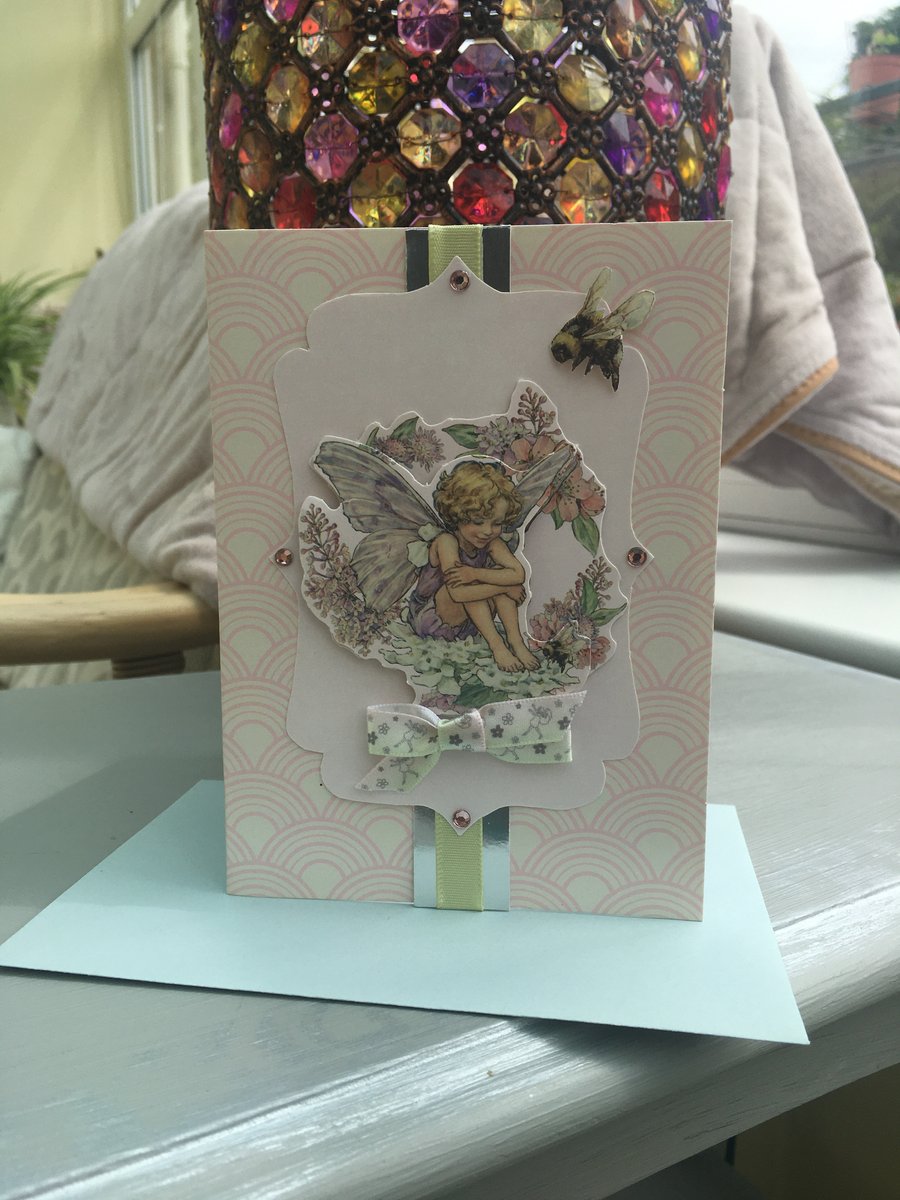 Flower Fairy With Love card