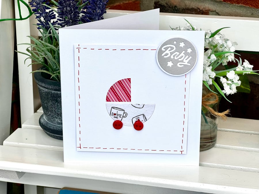 ‘New baby, I love dad’ Card