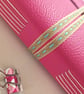 Bright Pink Splash Marble Journal or Sketchbook, A5 size - Image 4