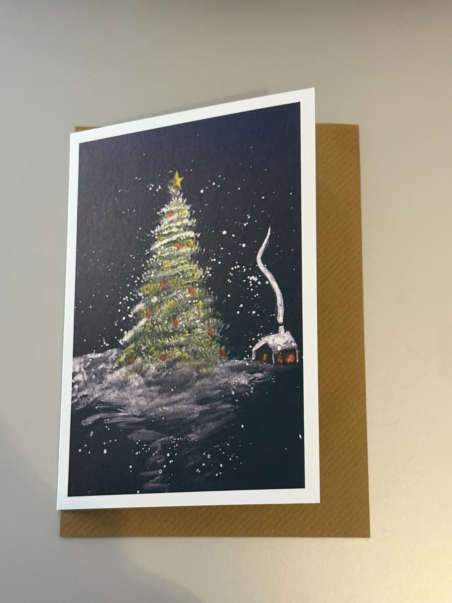 Xmas Tree A5 Christmas Greeting Cards 