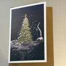 Xmas Tree A5 Christmas Greeting Cards 