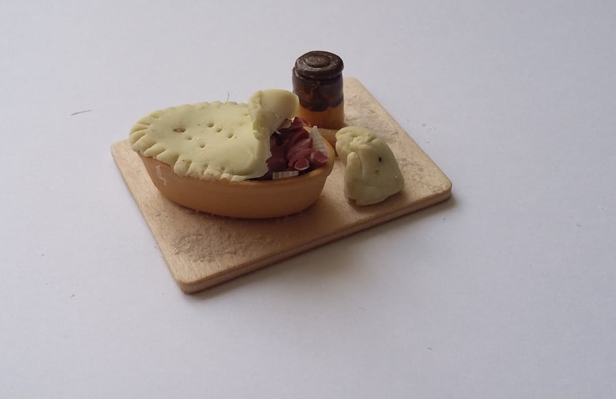 1.12TH SCALE MAKING A STEAK PIE PREPBOARD
