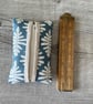 Blue  Linen Cotton  Fabric Tissue Holder  - Image 5