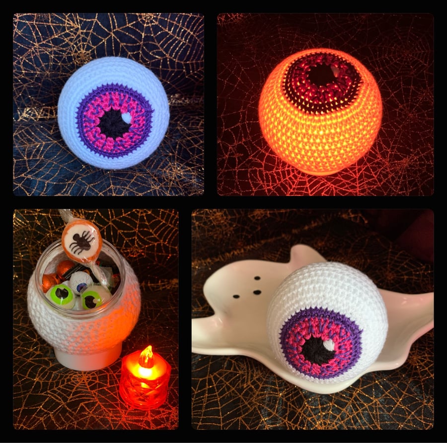 Halloween Spooky glowing eye