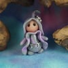 Tiny Village Gnome 'Lissy' 1.5" OOAK Sculpt by Ann Galvin