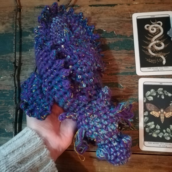 Reserved... Crochet Magical Cosmic Dreams Dragon 