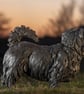 Standing Norfolk Terrier Dog Statue Large Bronze Resin Garden Sculpture - Image 6