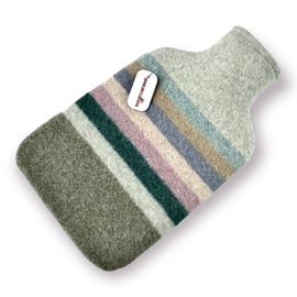 100 % Felted Merino Lambswool Hot water bottle 